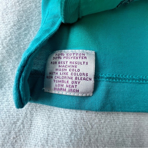 Peter Millar Masters Performance Tech Teal Green Golf Polo Shirt Women’s Medium - Picture 8 of 12